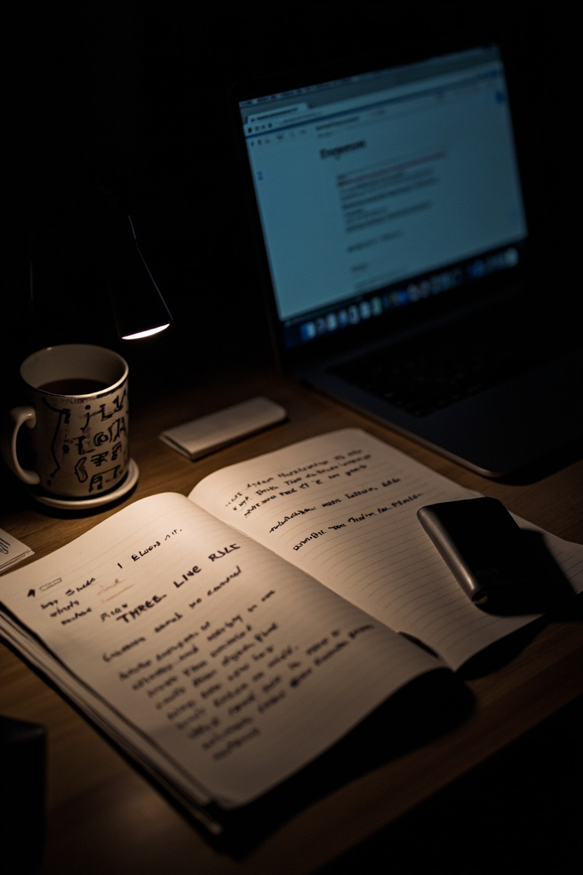 2026-04-29 Kevin 以管理者視角確認三線持續工作紀律的管理日記 editorial cover