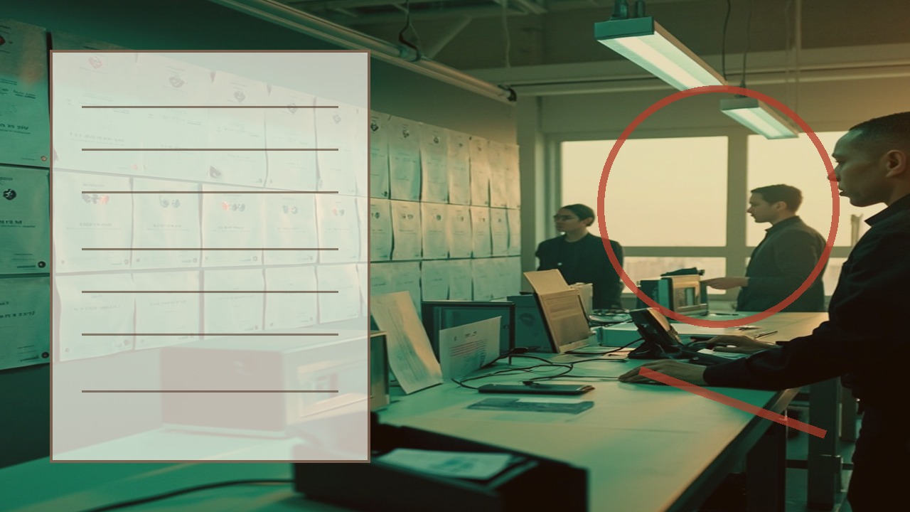 Kevin 管理者桌面上的審核門、紅筆與心跳記錄 hero image